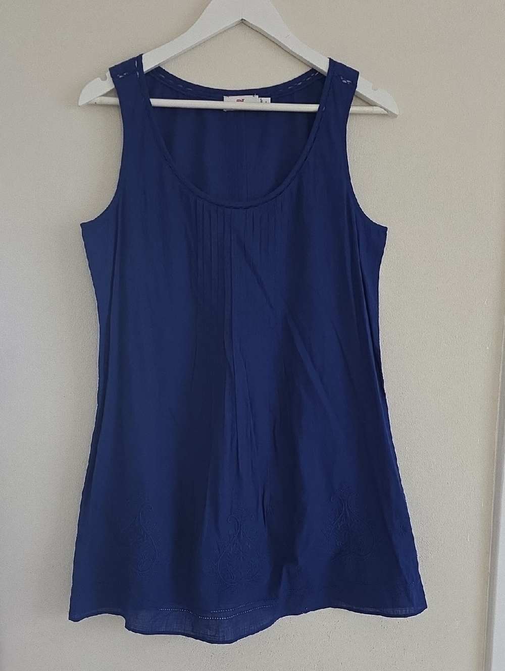 Vineyard Vines Embroidered Dress - Dark Royal Blue